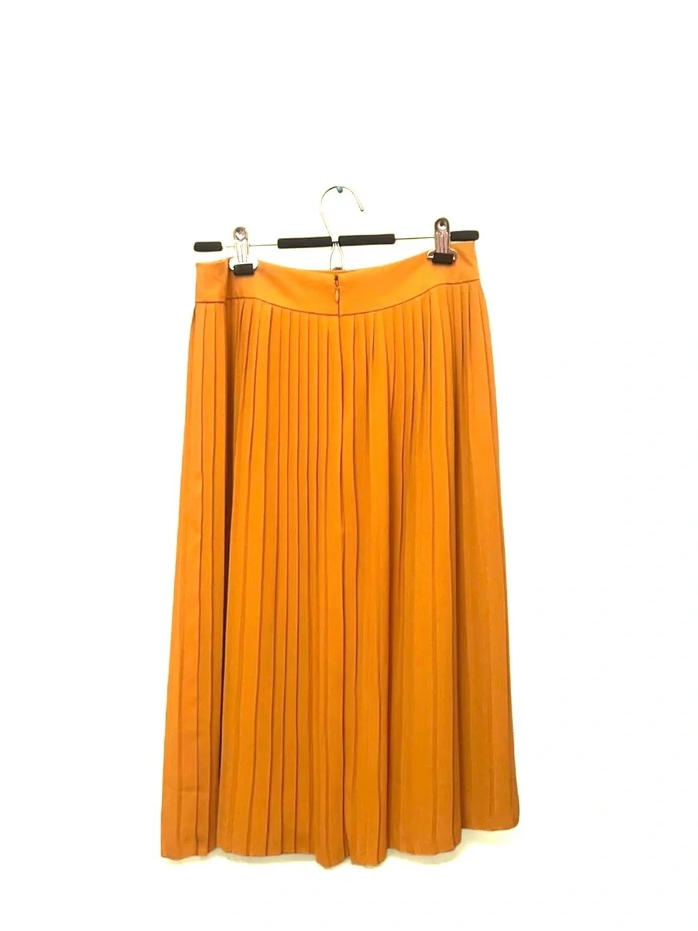J. Crew Pleated Maxi Skirt in Mustard 6